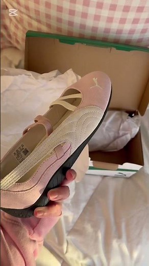 got my hands onSpeedcat ballerinas from Puma 🩰 #spring2026shoes #pinkspeedcat #speedcatballet