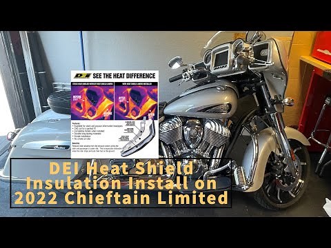 DEI Heat Shield Insulation Install - 2022 Indian Chieftain Limited