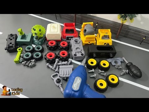 Merakit Mainan Mobil Mobilan Lucky Kids, Merakit Mobil Mainan DIY
