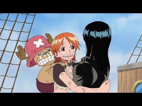 One Piece - Nami And Chopper Are Happy That Nico Robin Is Rescued