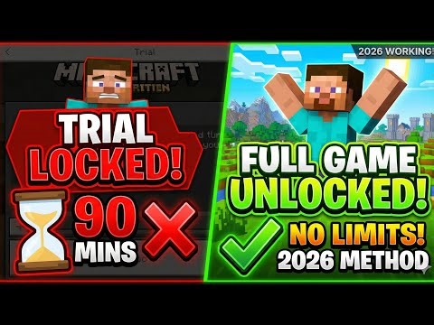 Minecraft Free Trial Unlock For Free - 2026 🤫