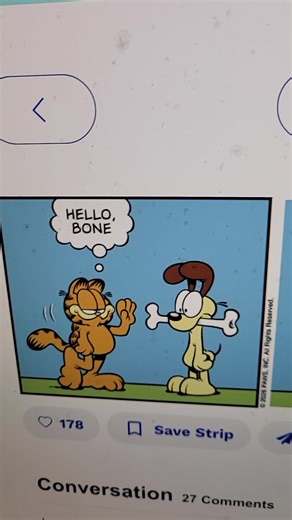 #Garfield #comictok #reading #cartooncat #bones | Garfield Cat