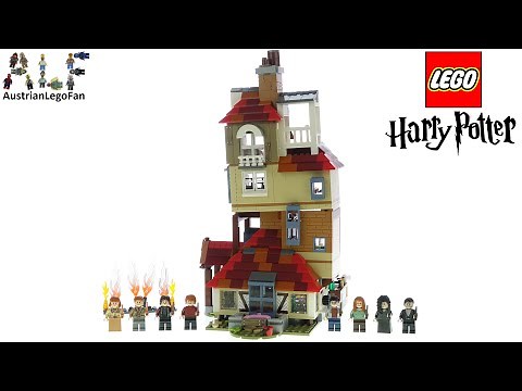 LEGO Harry Potter 75980 Attack on the Burrow - Lego Speed Build Review