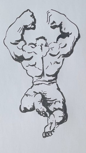 Brush pen drawing | Ali Arts