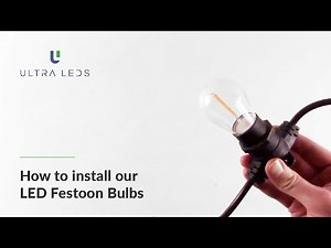 How To Install our LED Festoon Bulbs