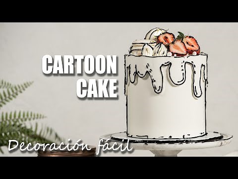 CARTOON CAKE | Pastel de Caricatura | 5 Decoraciones fáciles