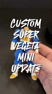 Custom Super Vegeta action figure mini update