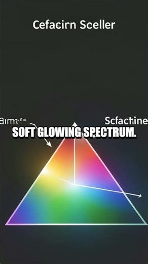 Cold Fire and Glass: An Optical Rainbow at Home