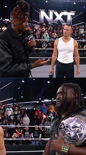Challenge accepted! Oba Femi will defend the #WWENXT Championship against Je'Von Evans TONIGHT! 🔥🔥