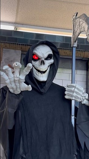 ‪@spirithalloween‬ Jack the Reaper Animatronic 2025 set up. #halloween #spirithalloween