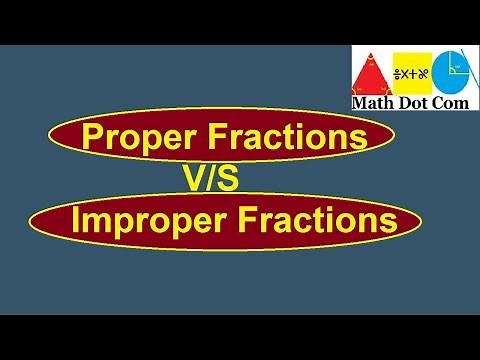 Difference Between Proper Fraction and Improper Fraction | Math Dot Com