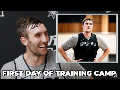 Luke Kornet on His First Day of Spurs Training Camp