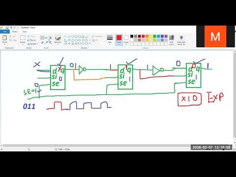 scan shift, capture and shift out with bug and excepted and simulated values