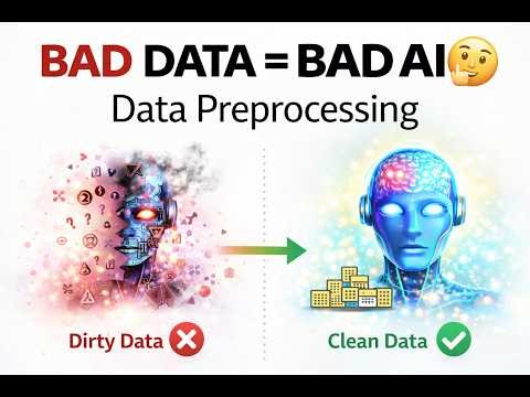 “Why AI Fails With Bad Data? 😳 Data Preprocessing Explained Simply”