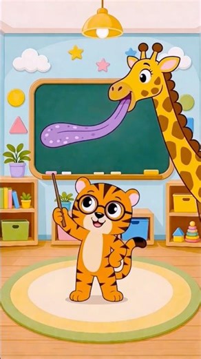 Fun Facts About Giraffe #funfacts #factsforkids #kidslearning #kidsvideo #funny #learning #facts