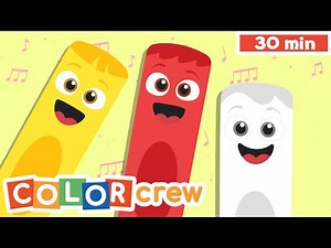 Toddler Learning Video | Drawing with Color Crew | @BabyFirst Learn Colors, ABCs, Rhymes & More ​