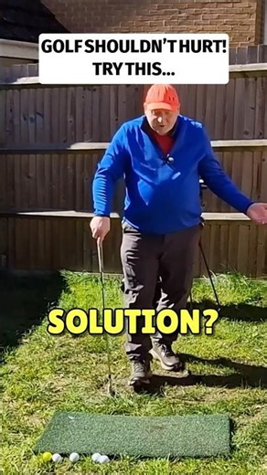 Golf Swing Hurting? Try This