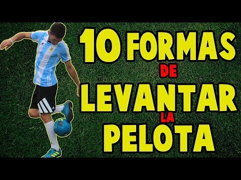 10 FORMAS INCREIBLES de LEVANTAR la PELOTA - APRENDE TRUCOS DE FUTBOL