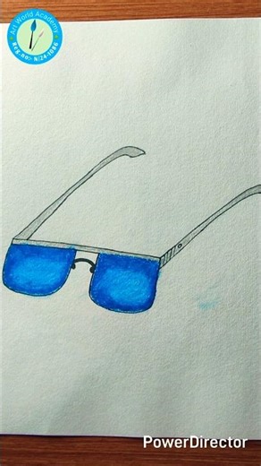 Sunglass drawing//drawing tutorial for beginners #shorts #art #shortvideo