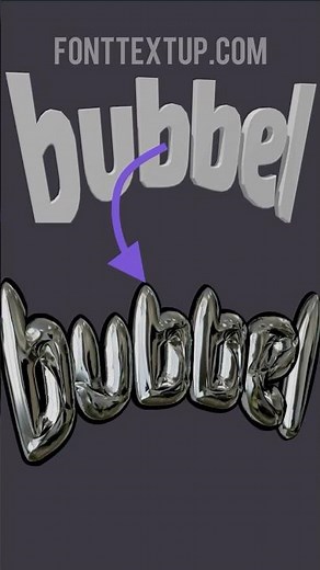 Create a 3D Bubble Chrome Text Effect in Real-Time — Step-by-Step Tutorial