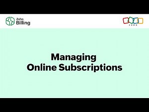 How Can Customers Subscribe & Manage Their Subscriptions Online via Your Website in Zoho Billing