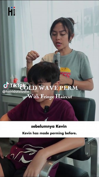 Hair Idol Studio (@hairidolstudio) - Cold Wave Perm with Fringe Haircut: Trendy Styles 2024