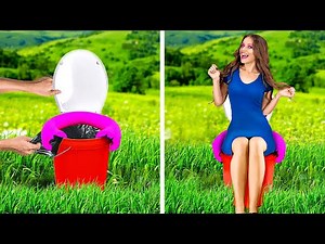 HACKS FÜR BADEZIMMER & TOILETTE || Einfache DIY Tricks und Ideen mit Klopapier von 123 GO! GOLD