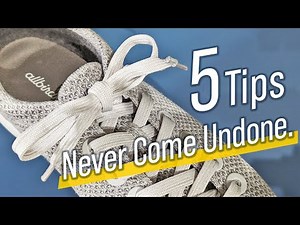 5 Ways to Tie Shoelaces That Will Never Come Undone.