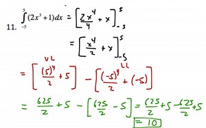 Definite Integral Exam Review #11 | Educreations