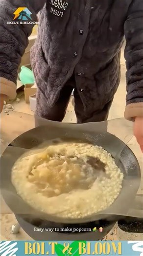 👀Making Popcorn With a Net and This Happened!