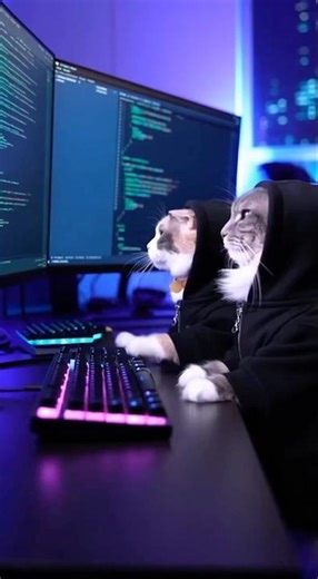 Cats hack a human’s computer