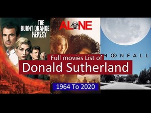 Donald Sutherland Full Movies List | All Movies of Donald Sutherland