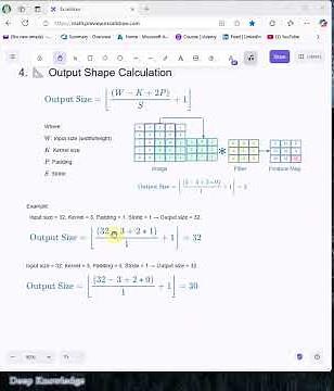 Why Does Everyone Mess Up CNN Output Calculations? Watch to Avoid It! #cnn