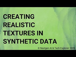 Creating Realistic Textures in Synthetic Data