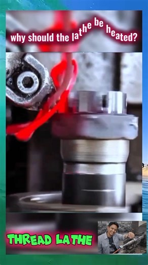 lathe thread ✅ #shorts #shortsfyp #latheturning #lathework #skills