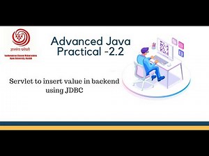 Insertion Servlet with JDBC | YCMOU TYBCA Adv Java Practical 2.2 | Asterix Solution