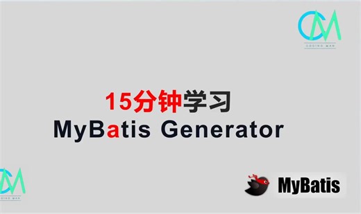 15分钟学习MyBatis Generator #mybatis #java