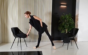 Ballet stretching. Great oversplit