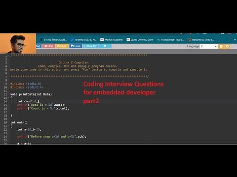 Embedded C Coding Interview Questions ||Part 2 ||Firmware developer|| #embedded #interview #coding