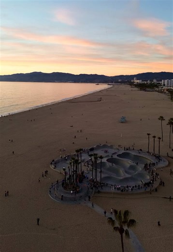 Stunning Sunset Skies Over Venice Beach