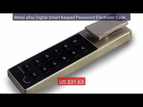 Metal alloy Digital Smart Keypad Password Electronic Code Numb... — Best Buy 2026 | Great Quality!