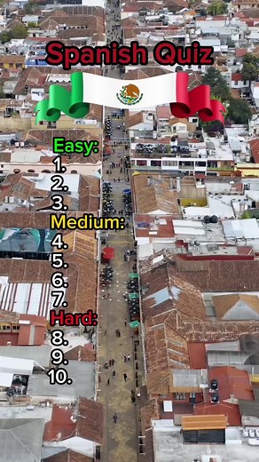 How well can you speak spanish? Follow me to be fluent in spanish! #spanishquiz #learnspanish #spanishclass #spanish #mexico