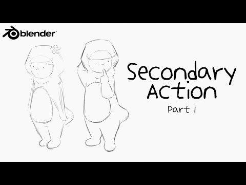 Animation for Beginners | Secondary Action (Part 1) #blender #animation #tutorial