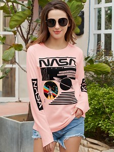 Watch WLLW Women Nasa Shirt on Amazon Live