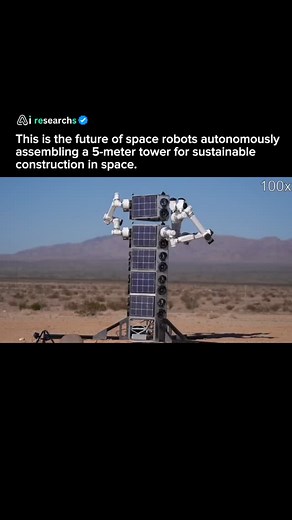 AI researches | AI on Instagram: "Future Space Bots are here!! These self assembling robots could potentially construct future infrastructure on Mars and beyond. Speed is not as crucial in Space. But getting the job done and working is of the utmost importance. 👉 If you want to stay ahead of the future? Join our free newsletter to never miss anything in future developments. LINK IN BIO 🔗. 📽️: GITAI Robotics #ai #robotics #technology #space #machinelearning #future"