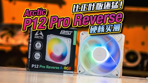 【PCDIY】比正叶版风扇更强的反叶风扇！Arctic P12 Pro Reverse 硬核实测【KENNY】