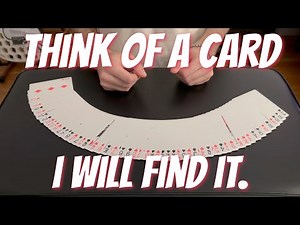 Think Of Any Card | IMPROMPTU Card Trick Tutorial