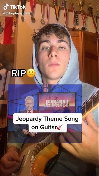 #jeopardy #alextrebek #guitar #electricguitar #acousticguitar #piano #ukulele #singing #song #music #musician #band #concert #school #college #dorm