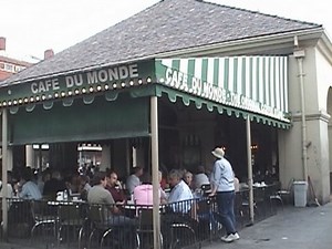 Making Beignets at Cafe Du Monde