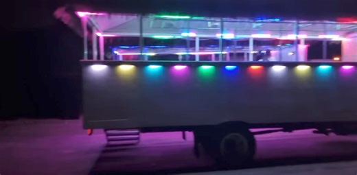 19K views · 105 reactions | What power cut? Both buses are ready to roll 拾 | Raro Pub Crawl - Rehab Party Bus | Facebook